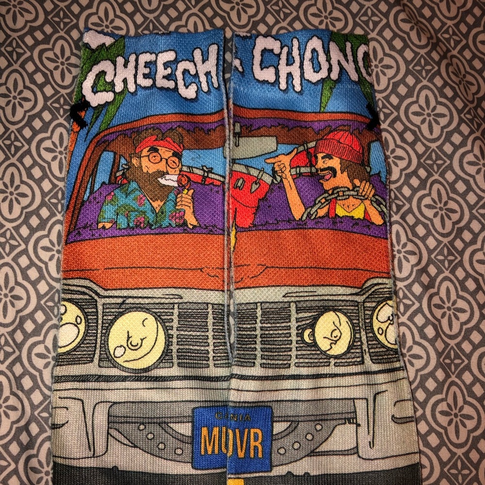 Cheech & Chong tall socks